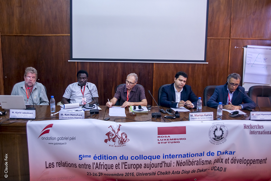 Les relations entre l’Afrique et l’Europe aujourd’hui : Néolibéralisme, paix et développement