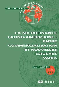 Micro-finance et nouvelles gauches en Amérique latine (novembre 2012)