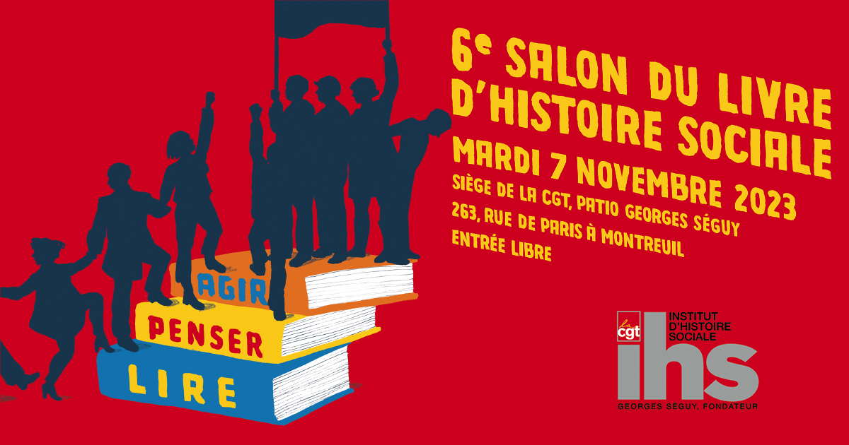 La Fondation au Salon du livre d’histoire sociale, le 7 novembre 2023