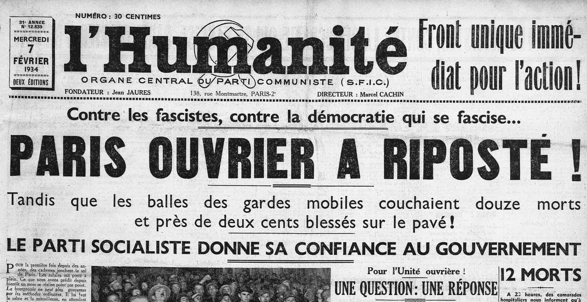 6 février 1934 : de l’émeute à la tentative de coup d’État