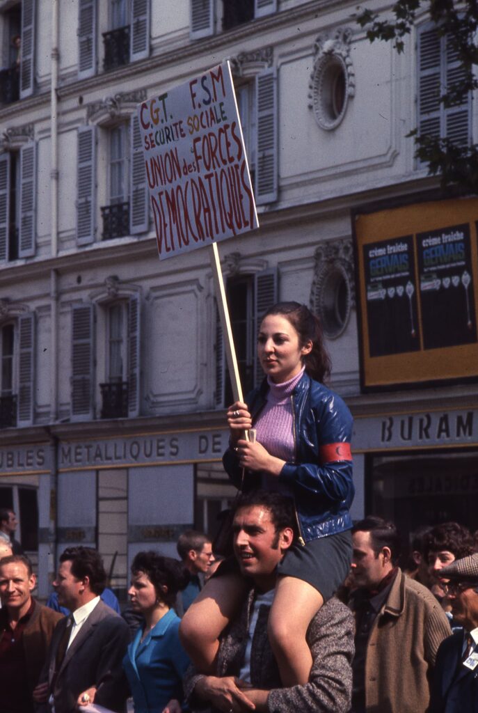 Piquet de grève devant les usines Chausson, mai 1968 © DR | Mémoires d’Humanité/AD93
