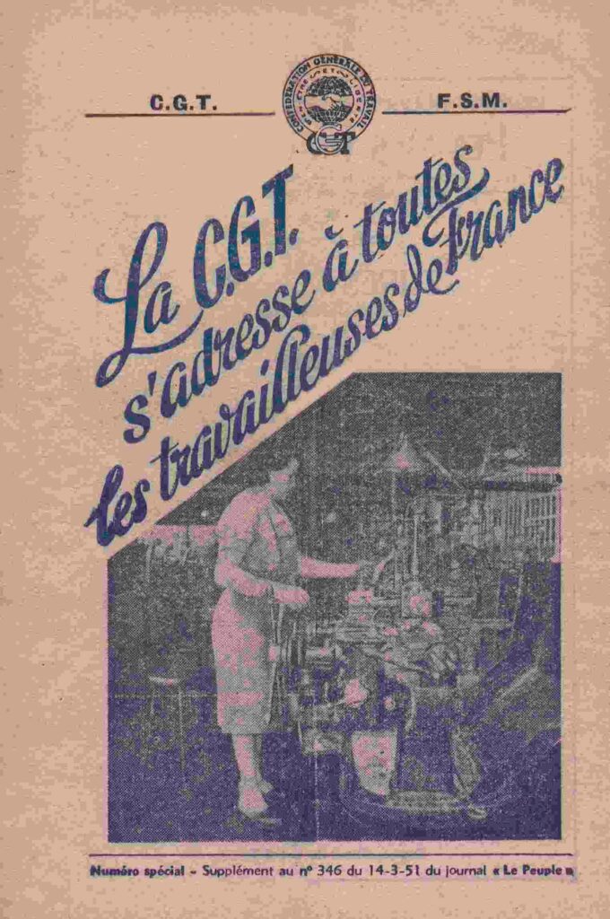 Brochure de la CGT, 1950 © BMP/Pandor.